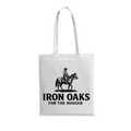 Iron Oaks Signature Tote Bag - White