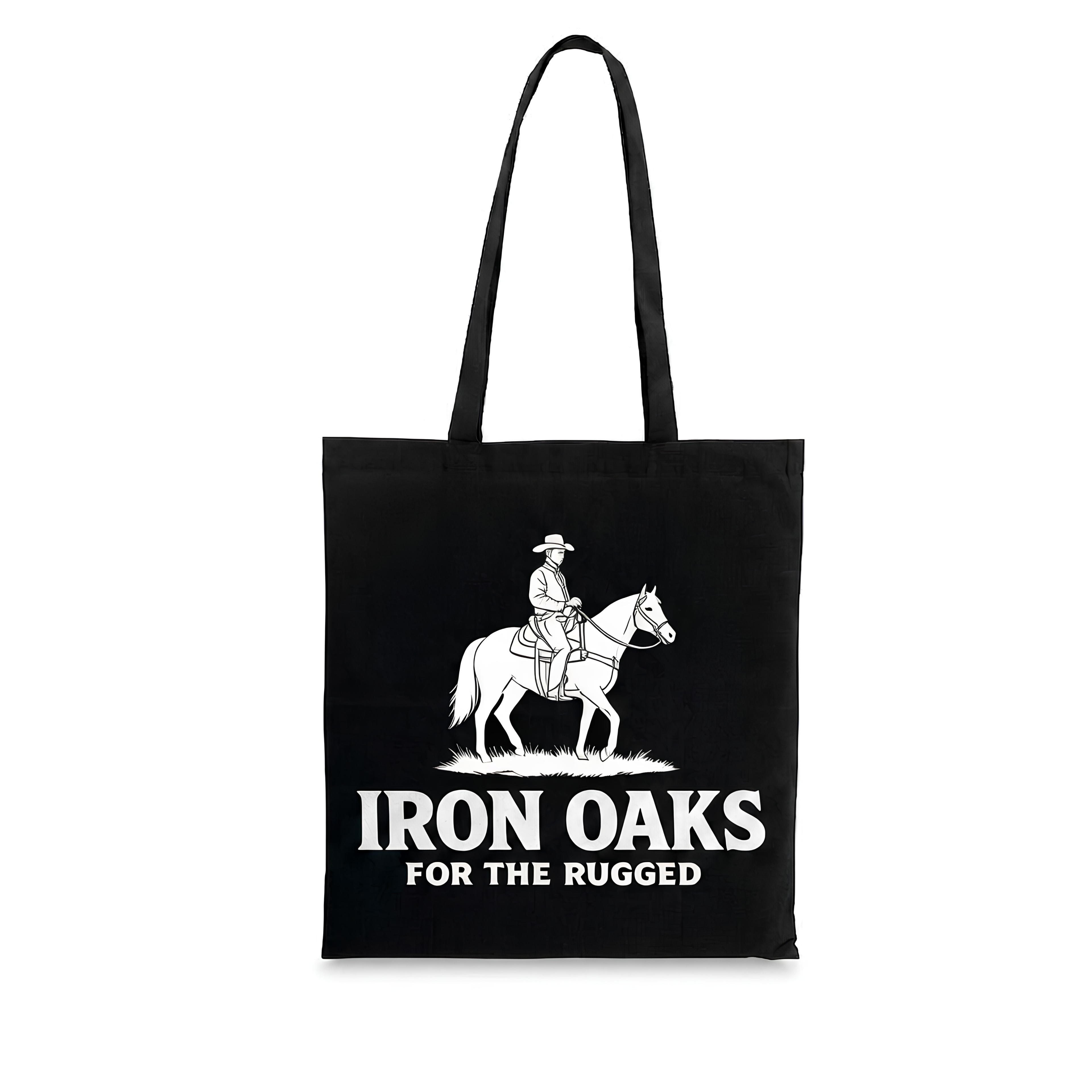 Iron Oaks Signature Tote Bag - Black